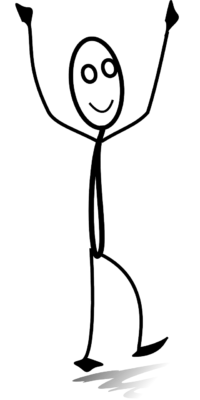 Bonne homme content Une vie plein de sens grâce à votre ikigai