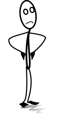 bonhomme question dubitatif une vie pleine de doute